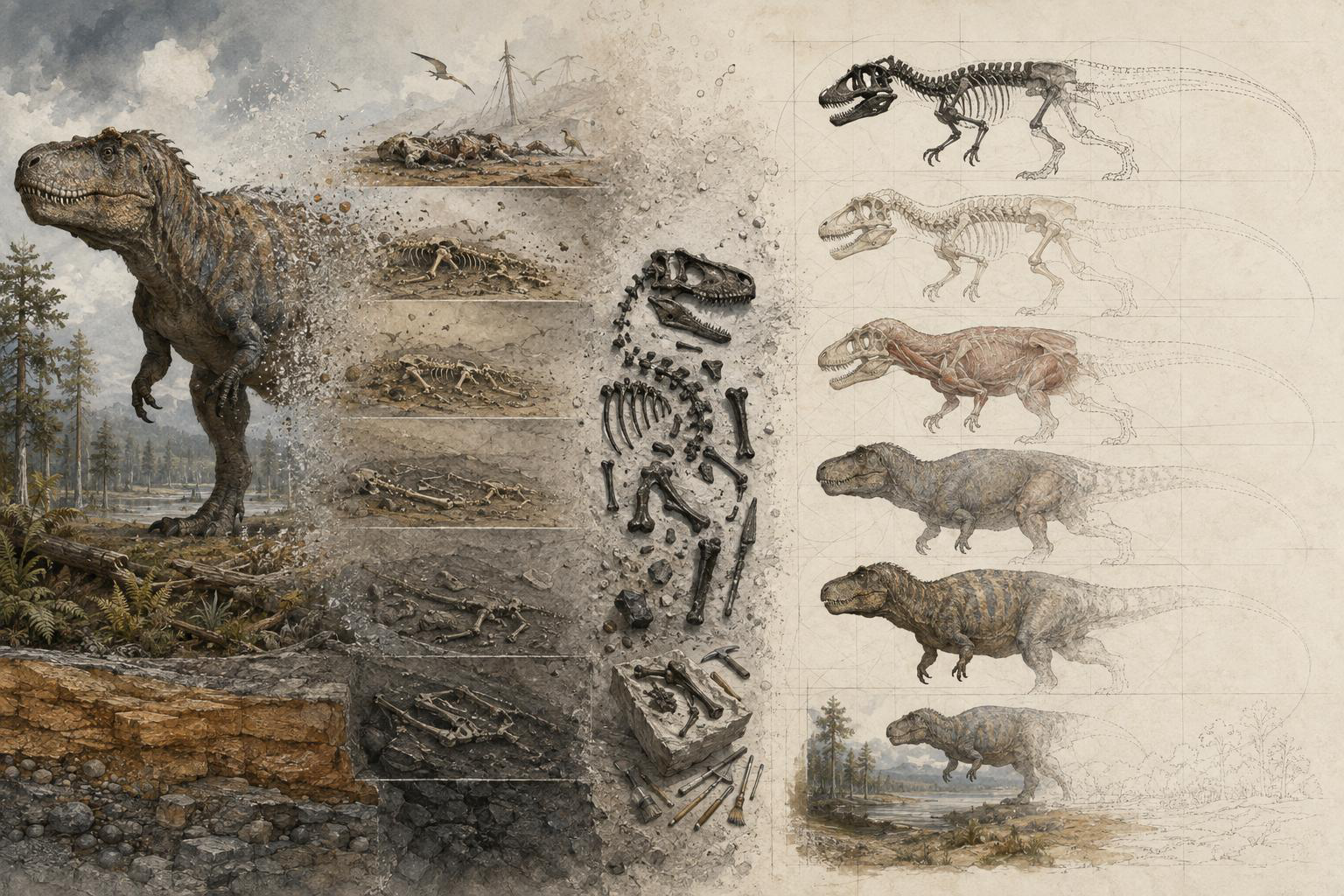 Illustration 2 from A World Full of Fossils